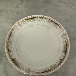 vintage set of 8 Queen Anne signature collection fine japanese china dessert bowls 