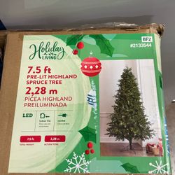  Holiday Living 7-ft Abies Fir Pre-lit Artificial Christmas Tree with LED Lights