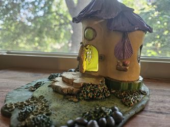 Original Handcrafted Miniature Clay Fairy House