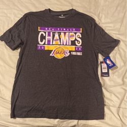 NEW lakers T-shirt Champs 