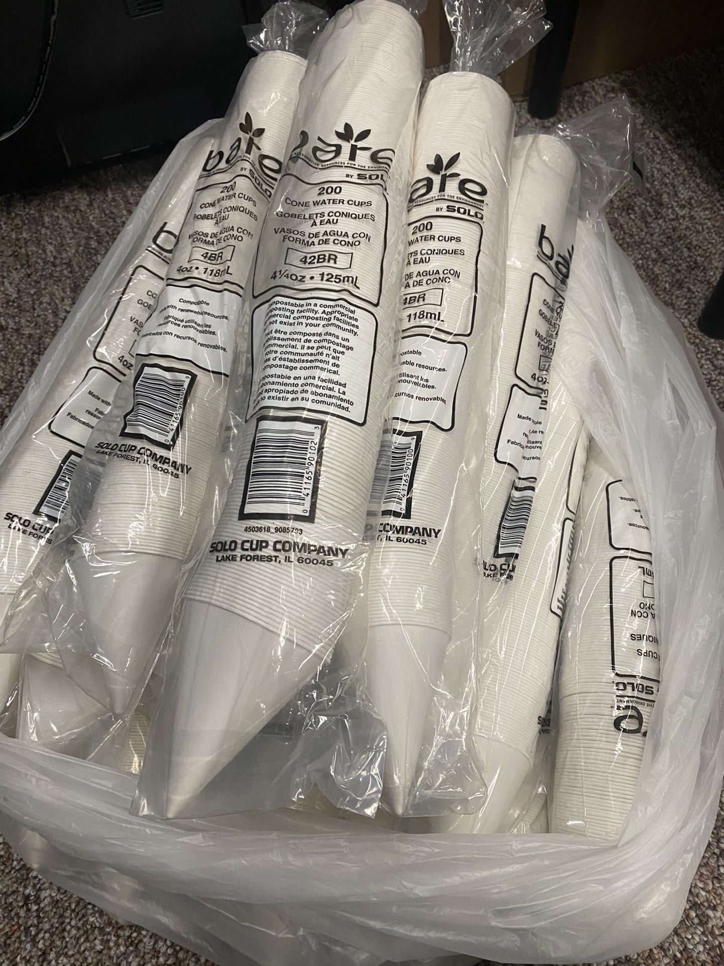 Cone Shape Drinking Cups