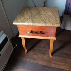 Solid Marble Top Table