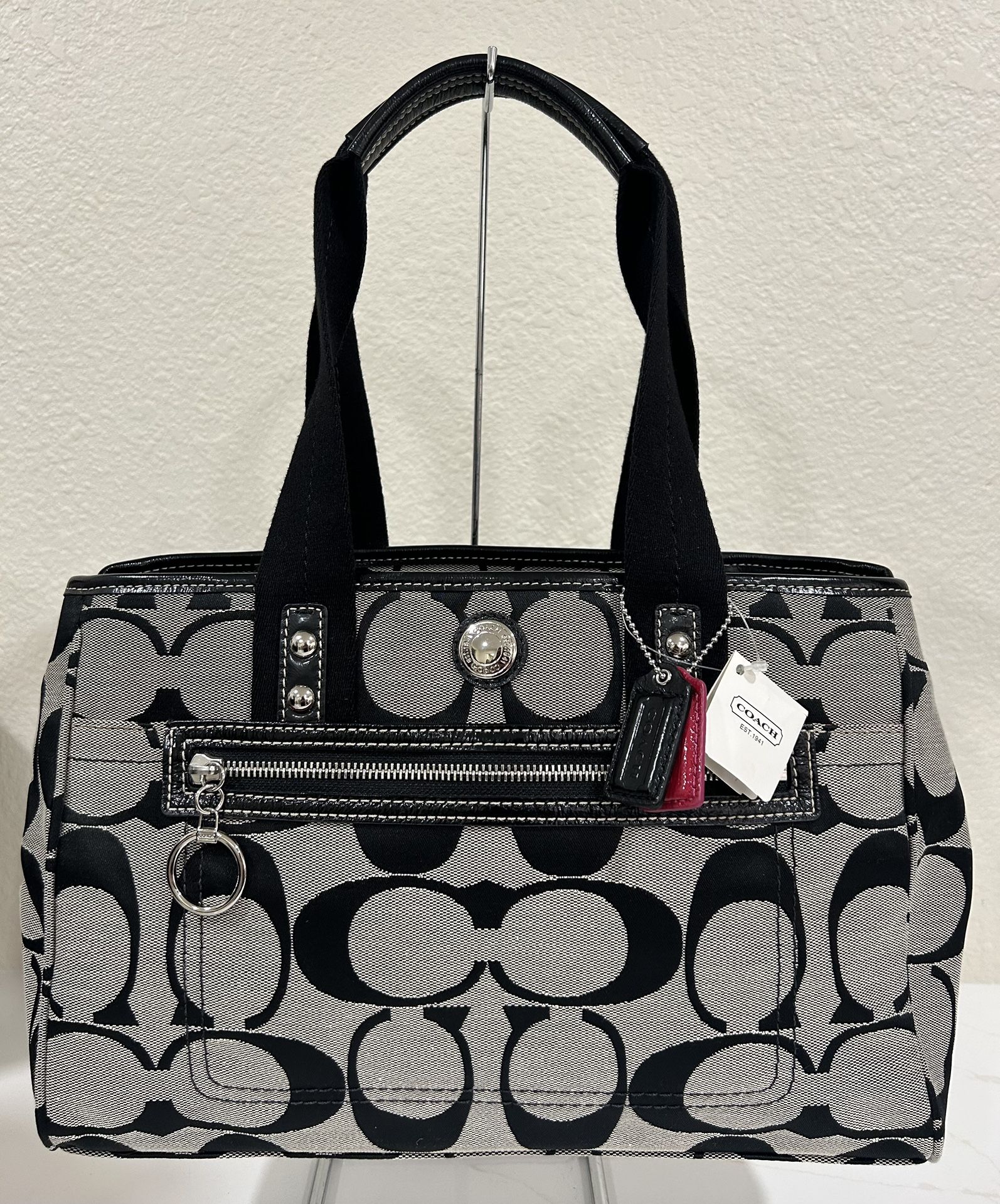 New Signature Canvas Coach Purse Bag