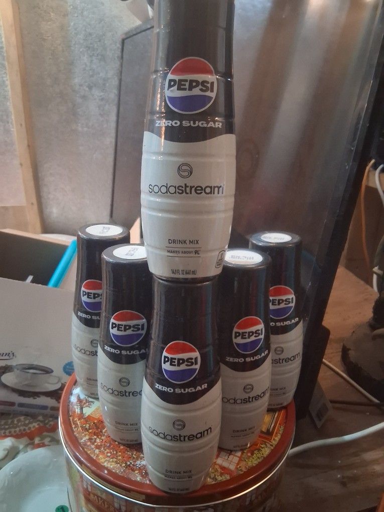6-Pepsi Zero Sugar Sodastream Drink Mix