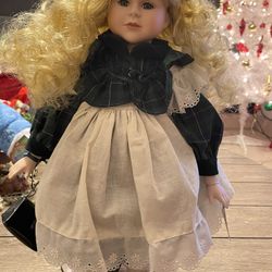 1990’s Vintage Porcelain Girl Doll