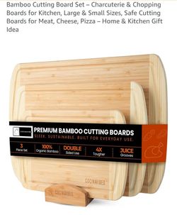 XL Cutting Board Set With Stand