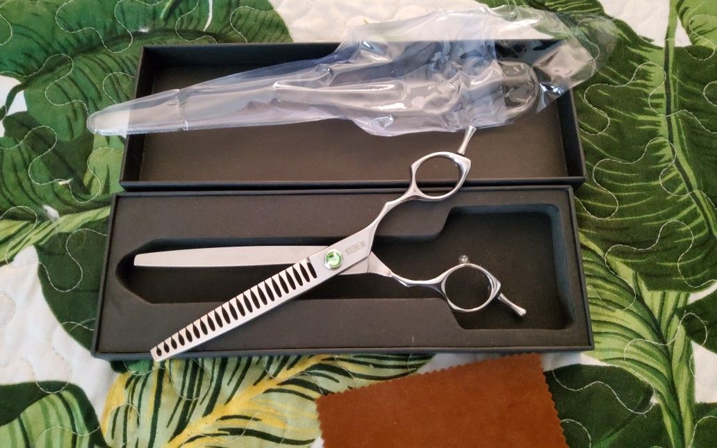 Dog Grooming Scissors 7.4" Thining Chunkers Shears Professional