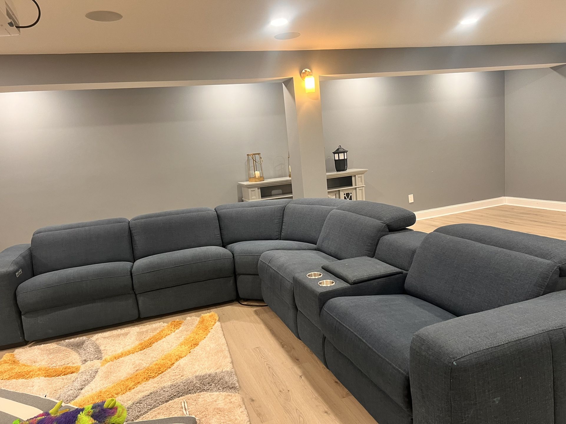 5 Piece Recliner Sofa