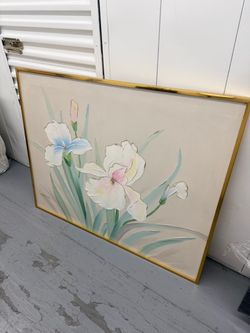 40x50 flower canvas wall art