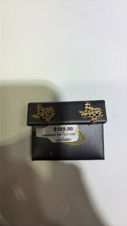 Texas nugget earrings