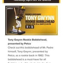 Tony Gwynn Bobblehead Giveaway