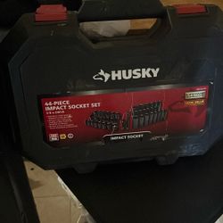 Husky 44 Piece Impact Socket Set 3/8 In Drive
