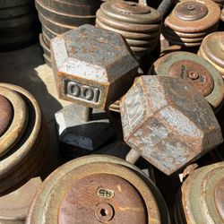 100lbs HEX Dumbell Set