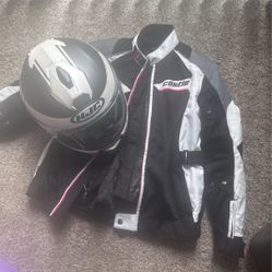 Castle Women’s Padded Jacket And helmet