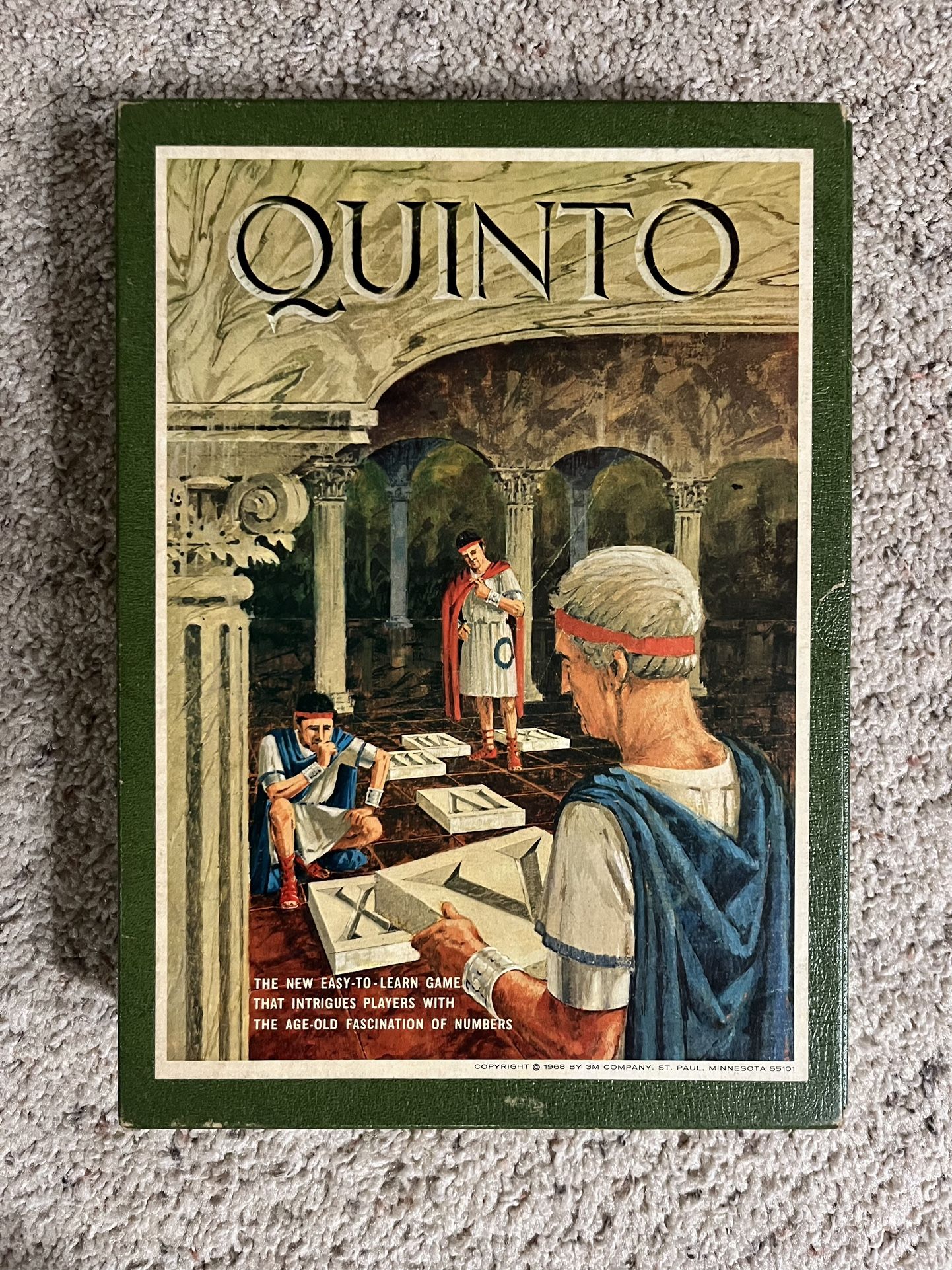 1968 Quinto Board Game - EX+++
