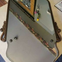ANTIQUE PITTSBURGH PLATE GLASS COMPANY WORKS GOLDEN GILT MIRROR. MMA#2 WORKS#4. MARCH 5 1934