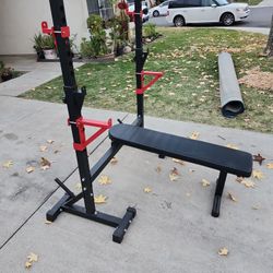 Bench Press And Squat Rack Combo