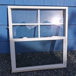 Vinyl Window 36x40 Single Hung Grids 