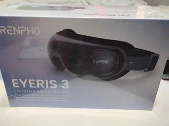 Voice controlled eye massager