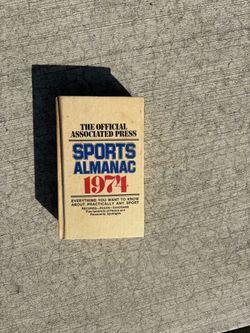 1974 Sports Almanac