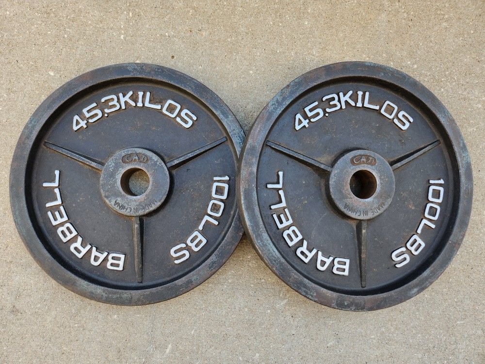 Olympic Iron Weight Plates 100s