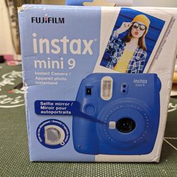 New Blue Instax Mini 9