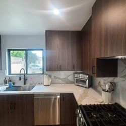 Walnut Oak Kitchen Cabinet On Sale