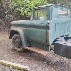 60 Ton Chevy Truck With Backhoe Attachment 