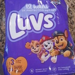 Brand New LUVS diaper Pack Size 3