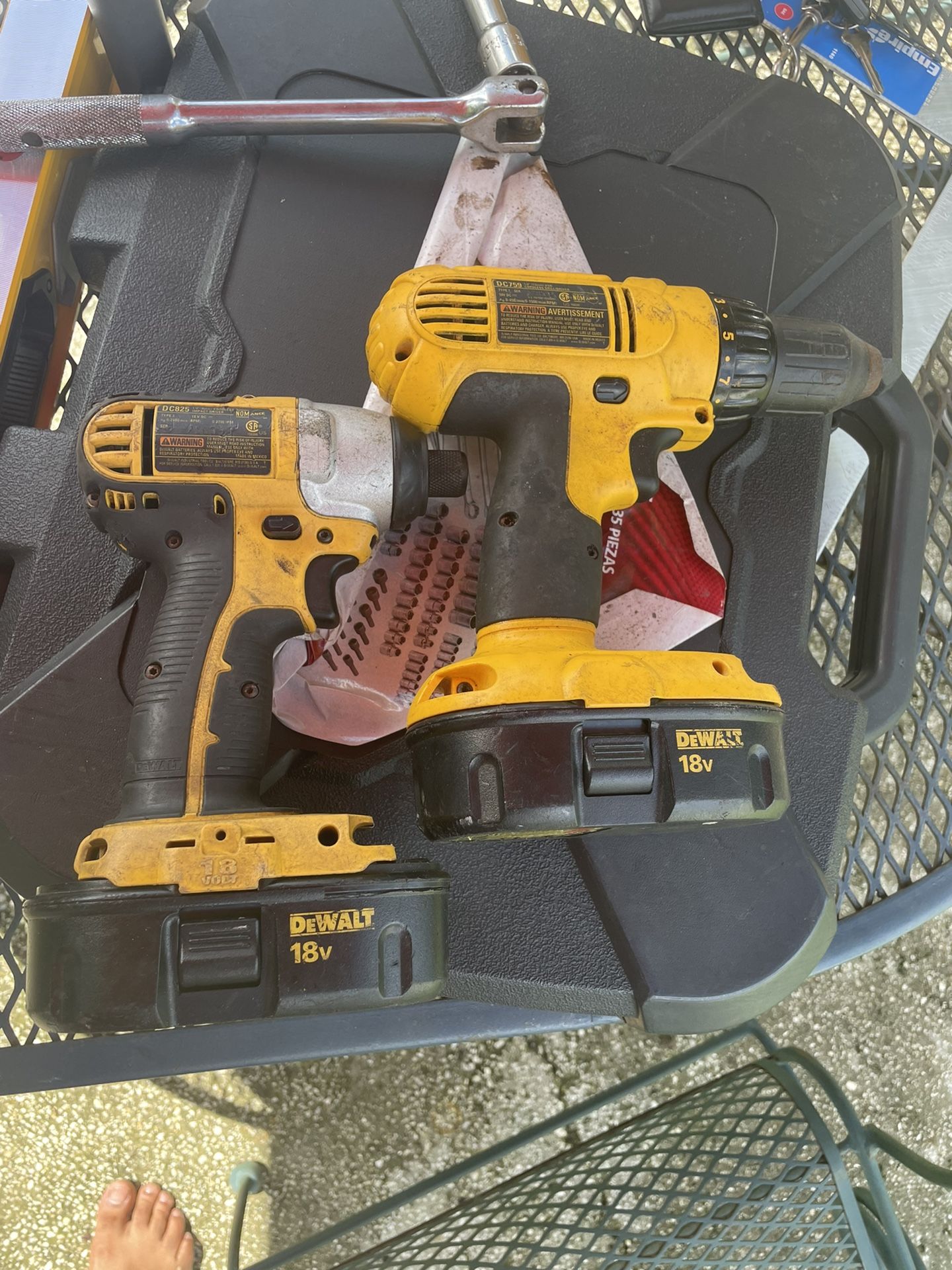 Dewalt Drill And Dewalt Impact Driver