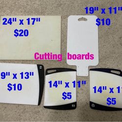 Cutting  boards  -  $20