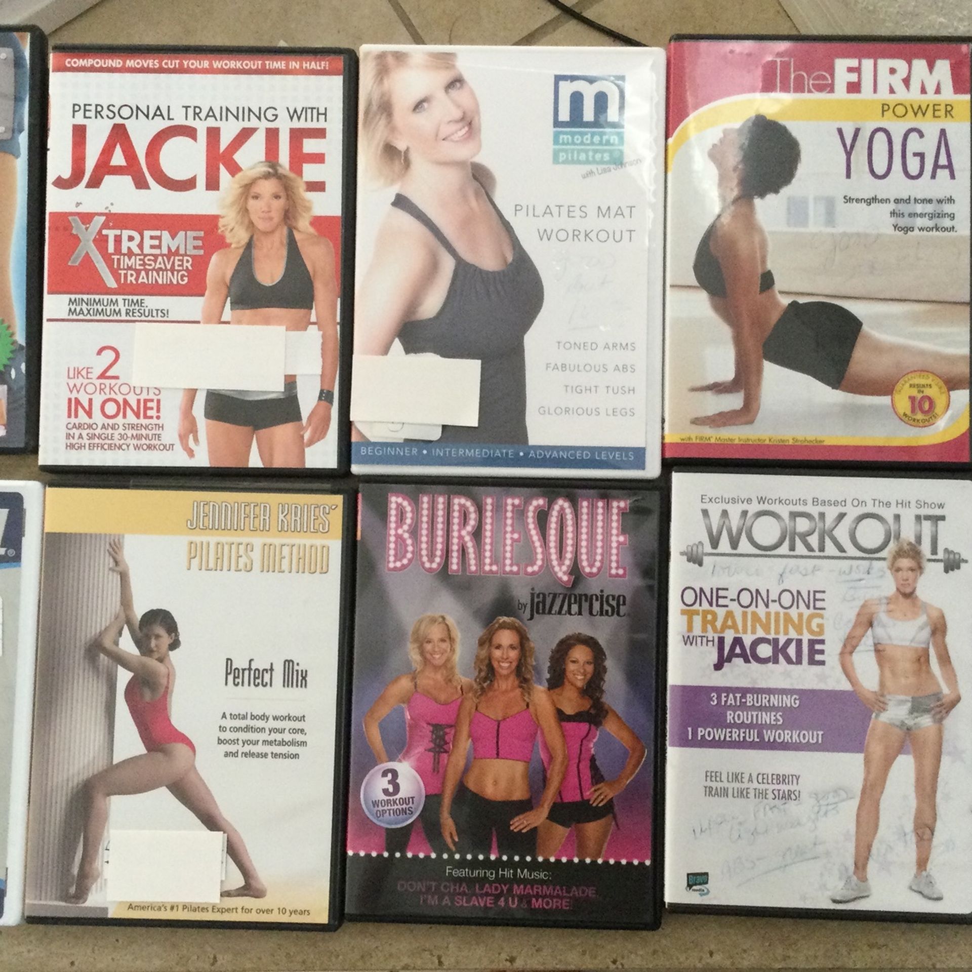 Exercise Dvds 10 for $20