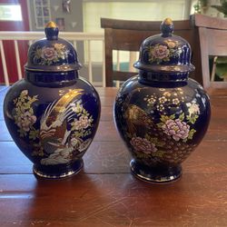 Oriental Vase Pair #1