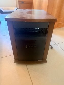 Duraflame Electric Infrared Space Heater – Wood Cabinet – Compact Size