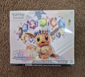 Pokemon TCG Scarlet & Violet Prismatic Evolutions ETB Elite Trainer Box