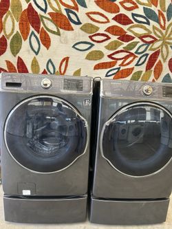 Big capacity set gas laundry