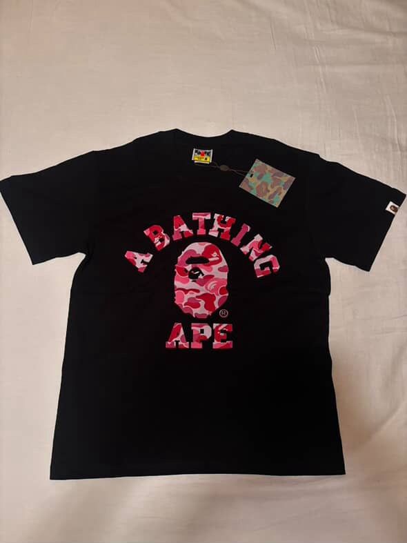 Bape Tee Pink Camo