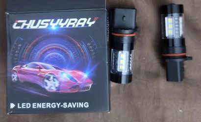 CHUSYYRAY 880 LED Fog Light Driving Bulbs Upgrade Lamps 6000K White Ultra Brighter 2 Pack