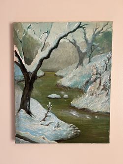 Winter Landscape Painting