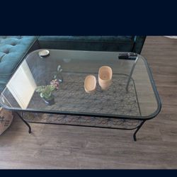 Glass Top  Coffee Table
