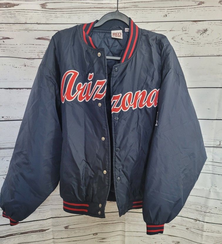 Vintage University of Arizona Baseball Jacket Size L