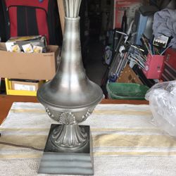 Table Lamps Metal Frame Antique Look 33” Tall