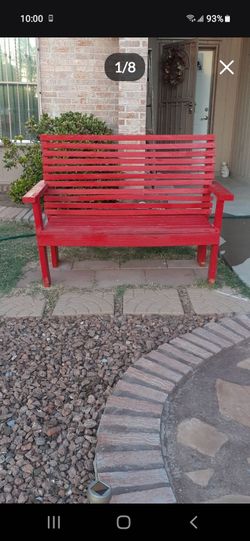 Wood bench STURDY 4.5FT