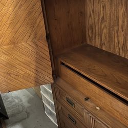 Armoire with Doors Open