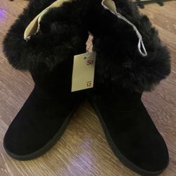 Black Toddler Boots Size 12