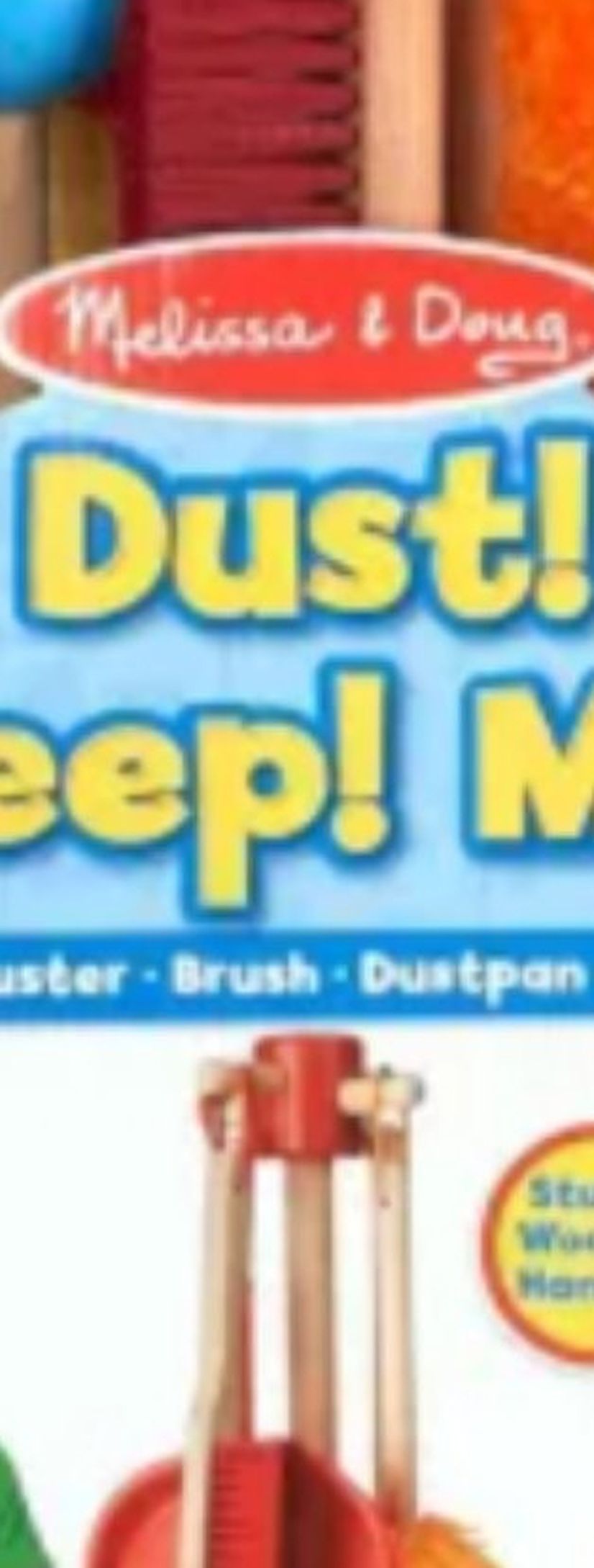 New Melissa & Doug Dust, Sweep, & Mop Set!