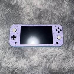 Blue Switch Lite with Kuromi Skin 