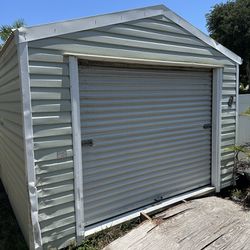 12x15 Lark Shed With Roll Up Door