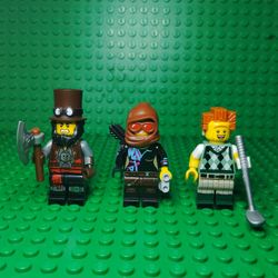 Lego The Lego Movie Minifigures Lot (3) 