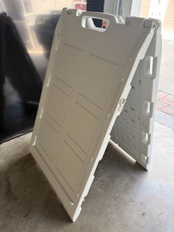 Deluxe A Frame Sidewalk Curb Sign Portable Folding